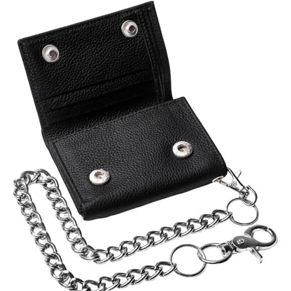 Mens Wallets Black Trifold Rfid Protection Trifold Wallet Trifold Wallets - Picture 6 of 7